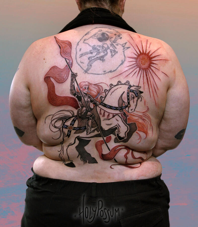 Chevaleresse au soleil